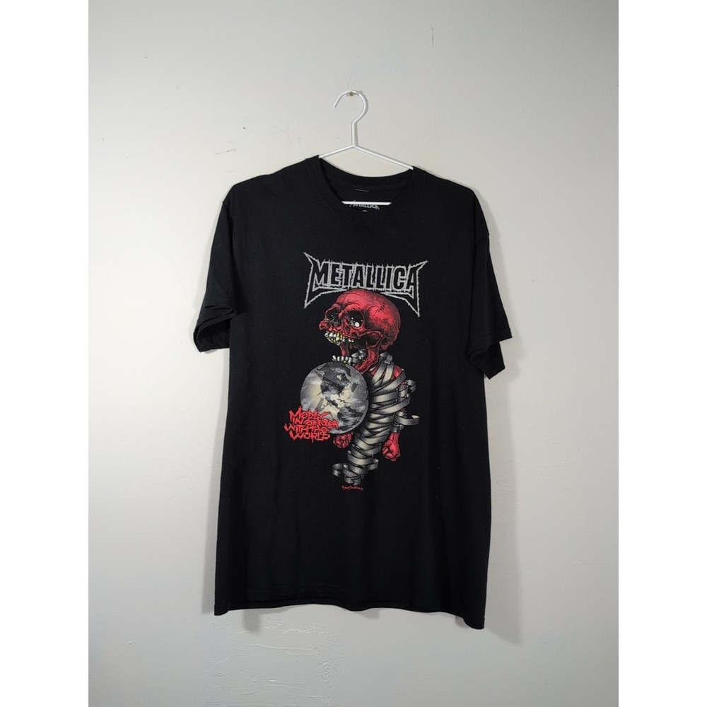 Vintage Metallica Y2K Madly in Anger Tour Band Tee Men's Size L Black